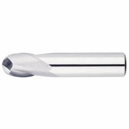 End Mill, Ball Nose Center Cutting Single End Stub Length, Series 5974, 132 Diameter Cutter, 11